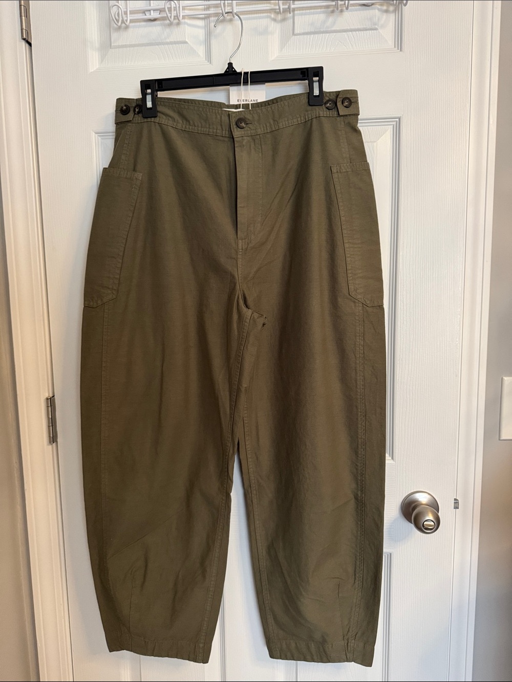 Everlane Fatigue barrel pants sz12 nwt